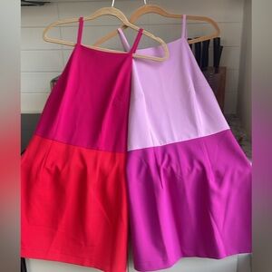 Bundle french connection color block dresses NWT